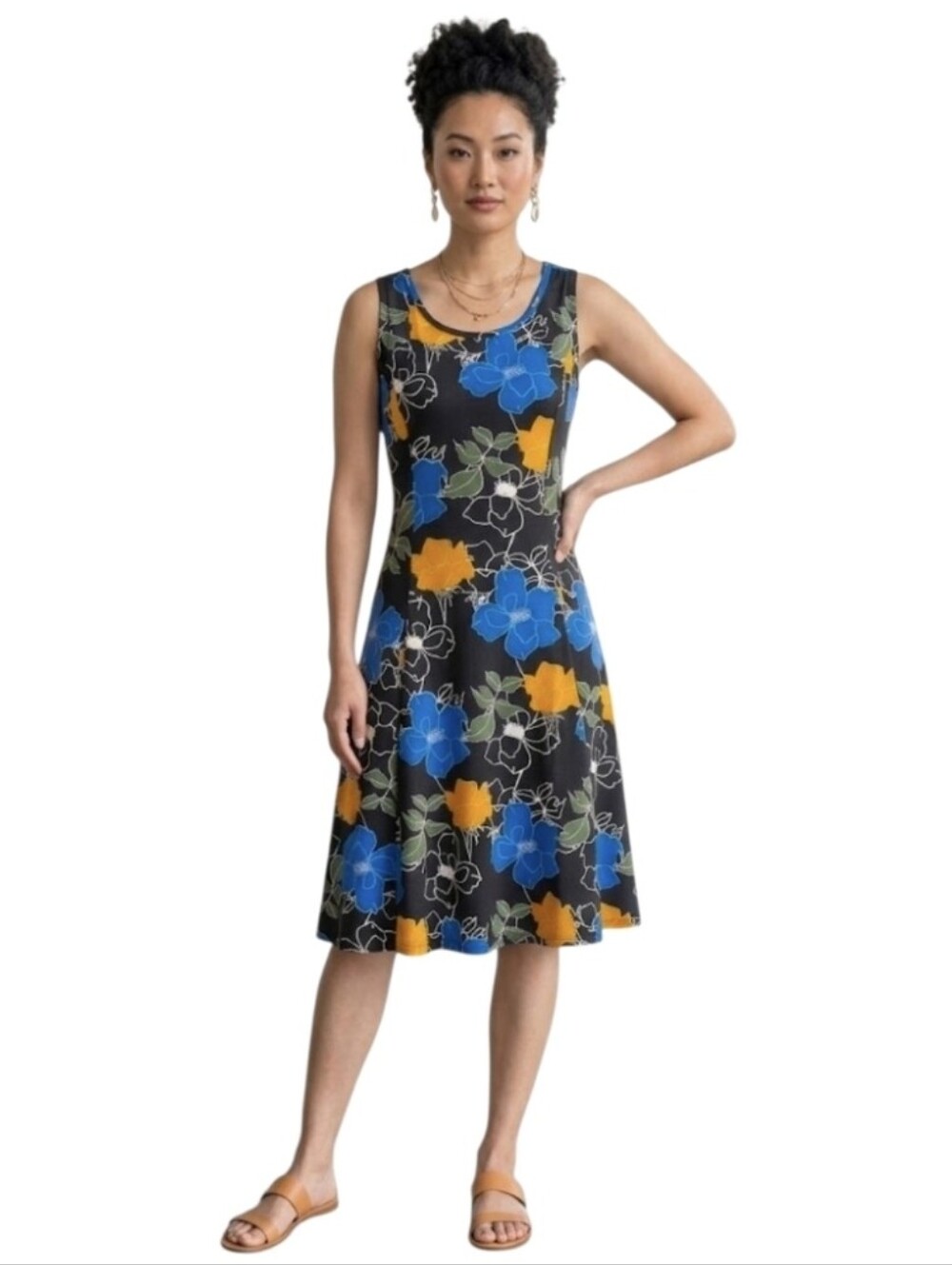 Tiffany & Grey Floral Print Dress